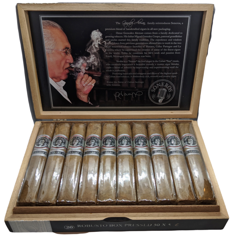 Soneros Claro Robusto Box(20)