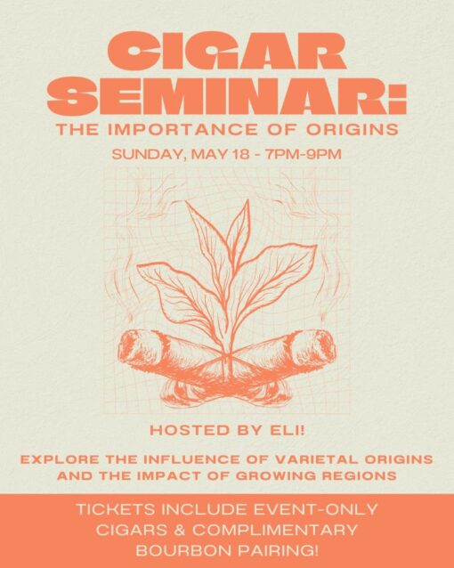 May Cigar Seminar - Members Ticket