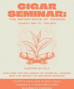 May Cigar Seminar - General Ticket
